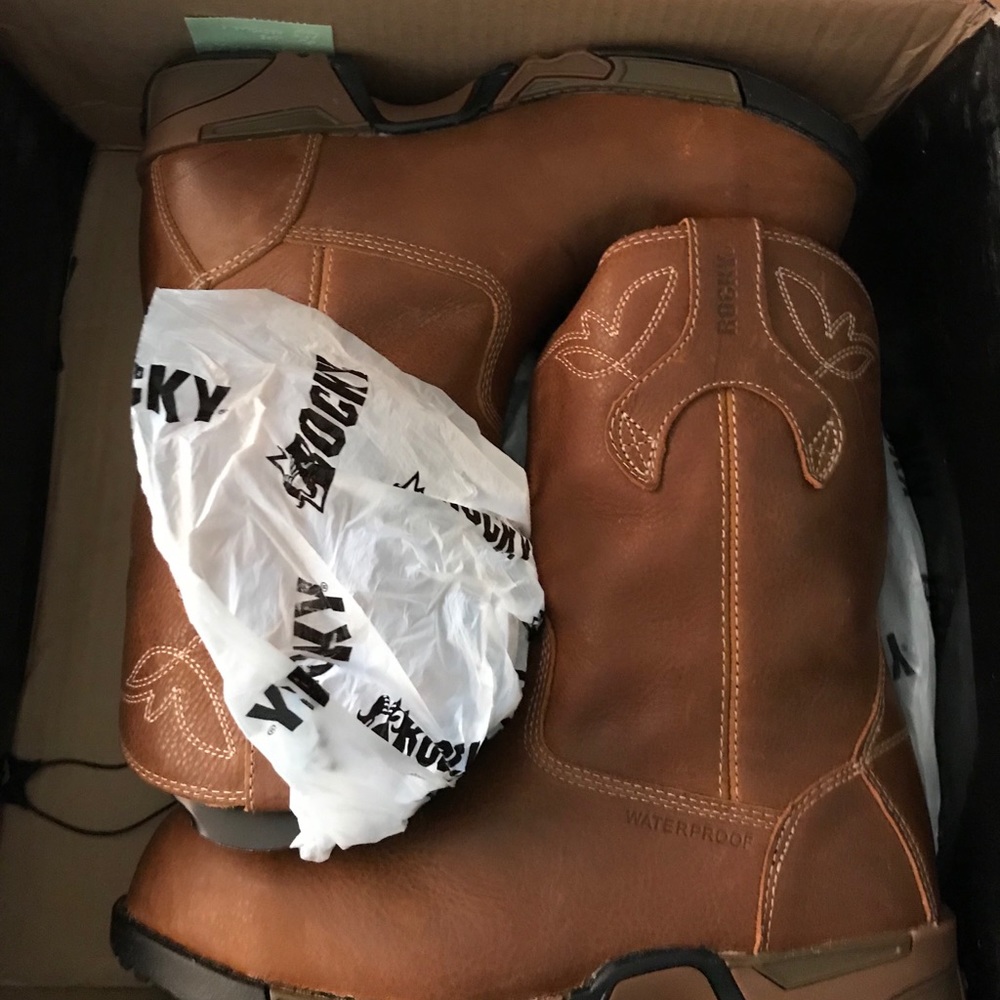 Rocky Womens Aztec Brown Waterproof Work Boot